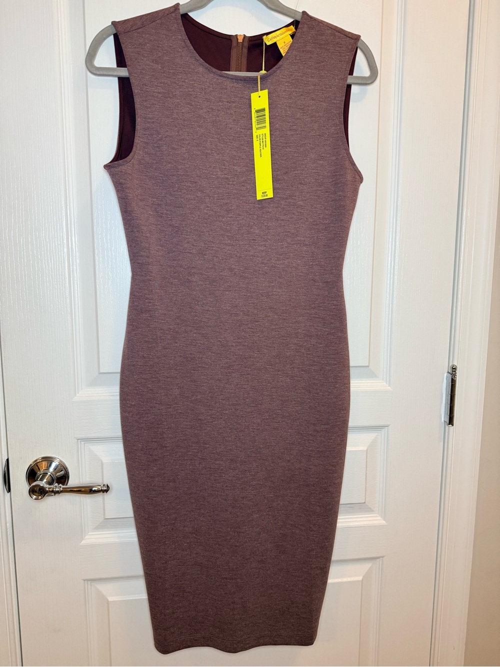 Catherine Malandrino Havana Purple Heather Sleeveless Midi Dress NWT Size 6